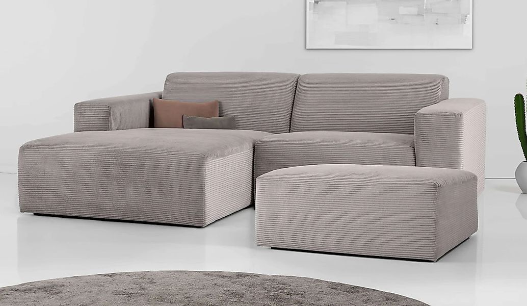 OTTO home Ecksofa "Koa,228cm, L-Form, Modulsofa, Webstoff, Cord, Struktur, günstig online kaufen