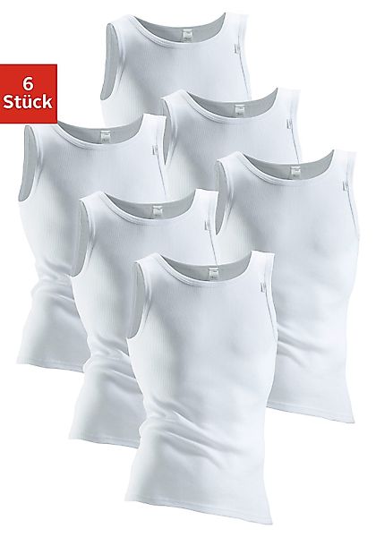 Clipper Exclusive Unterhemd, (6 St.), in Doppelripp-Qualität günstig online kaufen