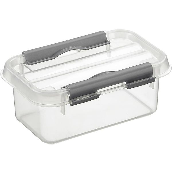 Sunware Aufbewahrungsbox Q-Line Box transparent/metall 0,5 günstig online kaufen