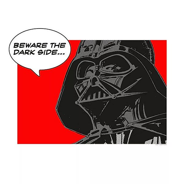 Komar Wandbild Star Wars Classic Comic Quote Vader Star Wars - Classic B/L: günstig online kaufen