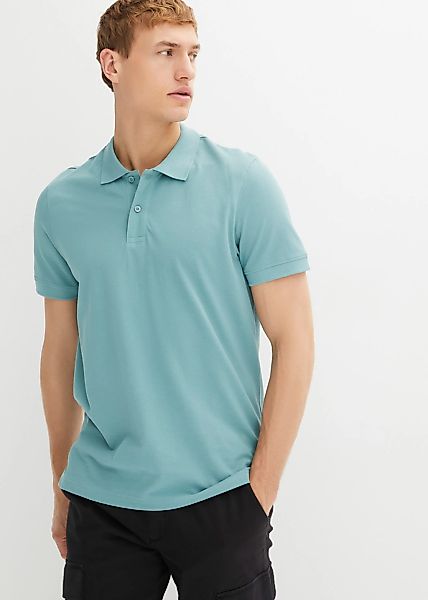 bonprix Poloshirt "Piqué-Poloshirt aus reiner Baumwolle" Regular Fit, Kurza günstig online kaufen