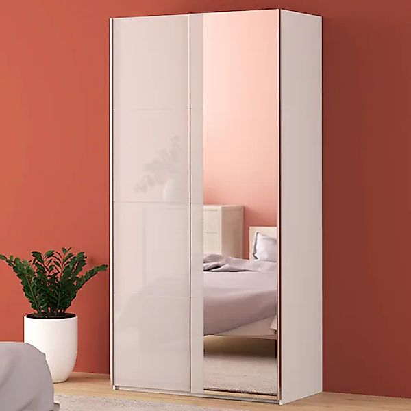 FORTE Schwebetürenschrank, Höhe 2,35 mtr, stehende Montage, Spiegel günstig online kaufen