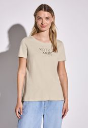 STREET ONE T-Shirt mit Rundhalsausschnitt günstig online kaufen