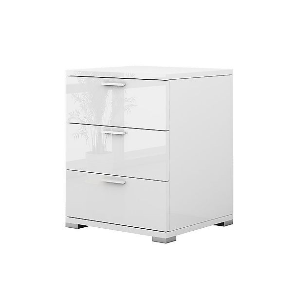 Vicco Nachtschrank Marseille, Weiß/Weiß, 46.2 x günstig online kaufen