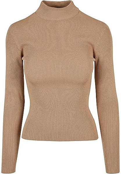 URBAN CLASSICS Rundhalspullover Urban Classics Damen Ladies Rib Knit Turtel günstig online kaufen