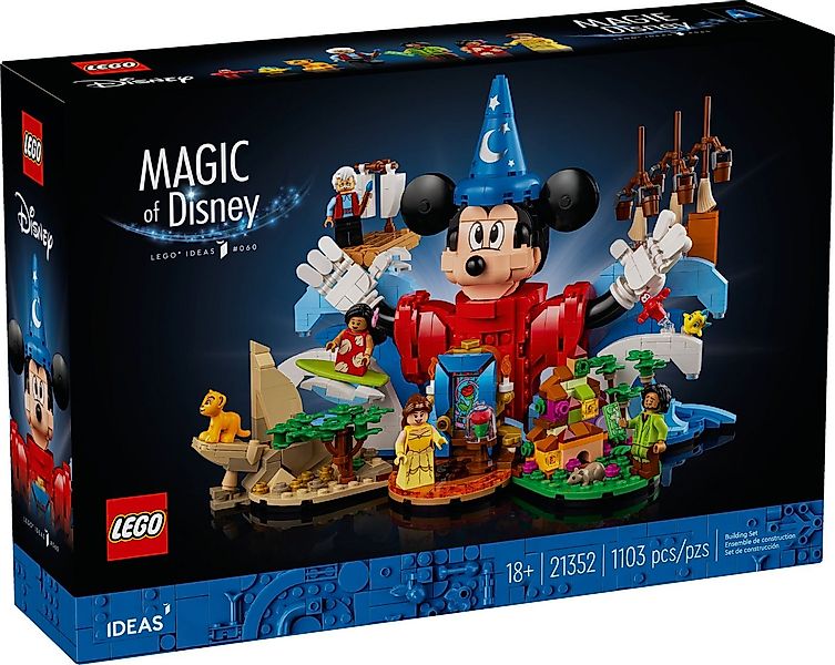LEGO® Ideas 21352 Disney Magie Konstruktionsspielsteine günstig online kaufen