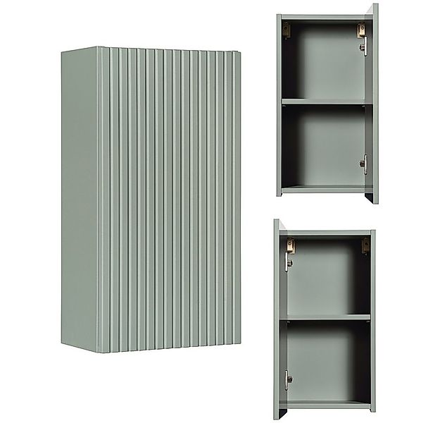 Lomadox Hängeschrank NEWPORT-56-GREEN Wandschrank Badschrank, Schilfgrün, g günstig online kaufen