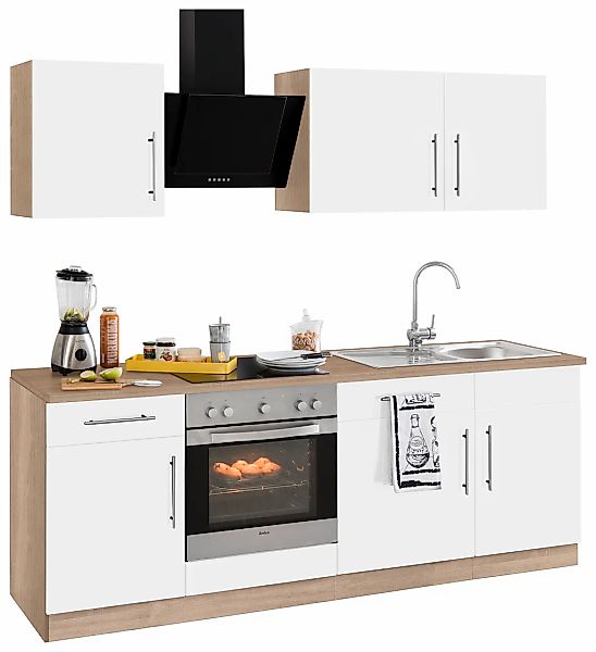wiho Küchen Küchenzeile "Cali", ohne E-Geräte, Breite 220 cm günstig online kaufen