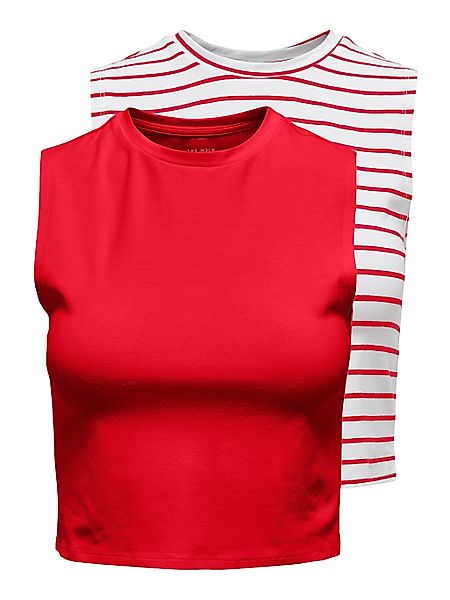 ONLY Crop-Top ONLCHOICE S/L 2-PACK TOP günstig online kaufen