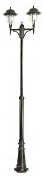 Kandelaber Schwarz 195-295 cm hoch Rustikal 2x E27 günstig online kaufen
