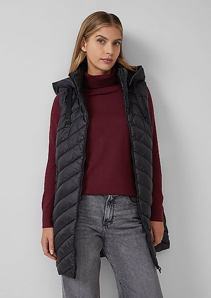s.Oliver Funktionsweste Lange wattierte Steppweste mit günstig online kaufen
