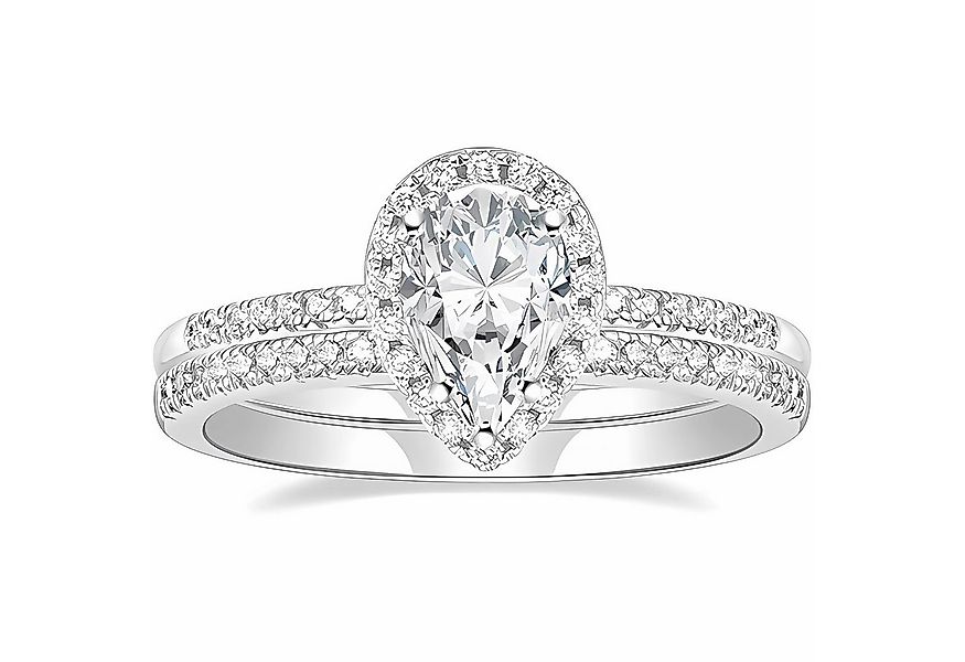 Jumpeak Diamantring Labordiamant 1.5 Karat,Goldener Ring Damen,585 Gold,Dia günstig online kaufen