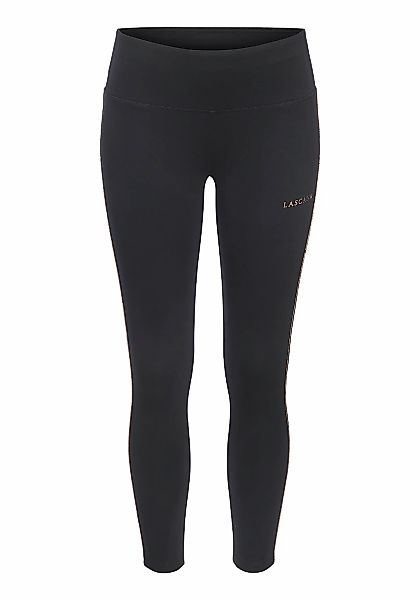 LASCANA Leggings mit goldenem Piping günstig online kaufen