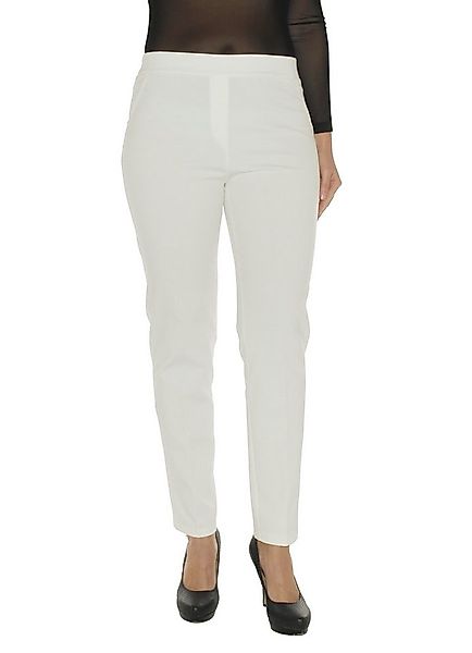 SYS Schlupfchinohose Stoffhose Damen Chinohose Slim Fit Lange Schlupfhose C günstig online kaufen