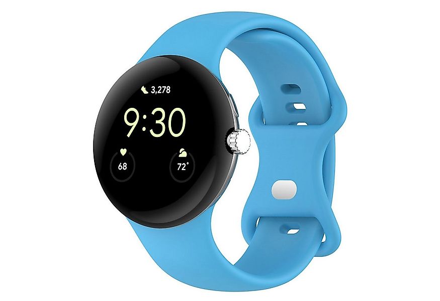 Wigento Smartwatch-Armband Für Google Pixel Watch 3 45mm Silikon Band Butte günstig online kaufen