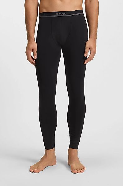 BOSS Lange Unterhose "Long John 365 Solid", mit BOSS Schriftzug auf dem Bun günstig online kaufen