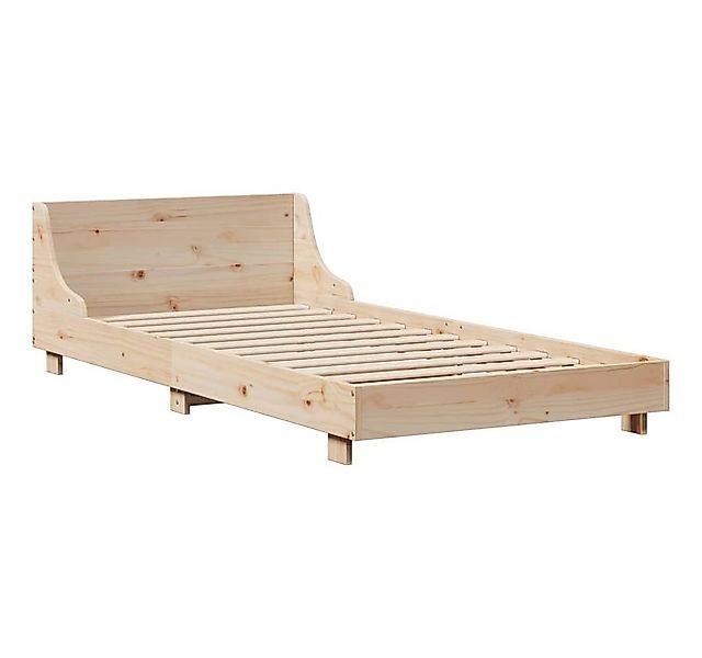 vidaXL Bett Massivholzbett ohne Matratze 90x190 cm Kiefernholz günstig online kaufen