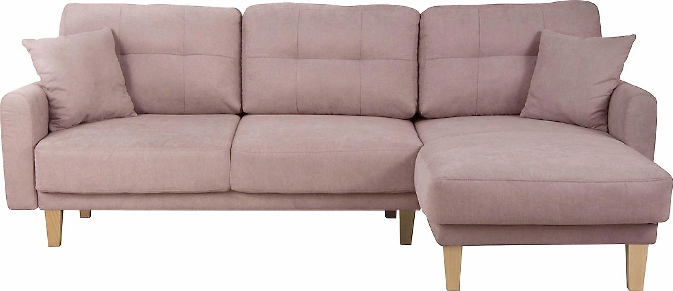 Home affaire Ecksofa "TRIPLO optionale Schlafsofa mit Bettkasten, Maße B/T/ günstig online kaufen