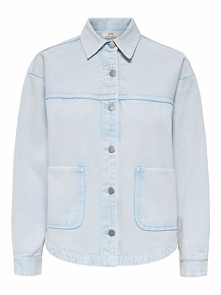 JDY Jeansjacke "JDYNOMA L/S SHACKET PNT DIA" Baumwolle, Denim Style günstig online kaufen