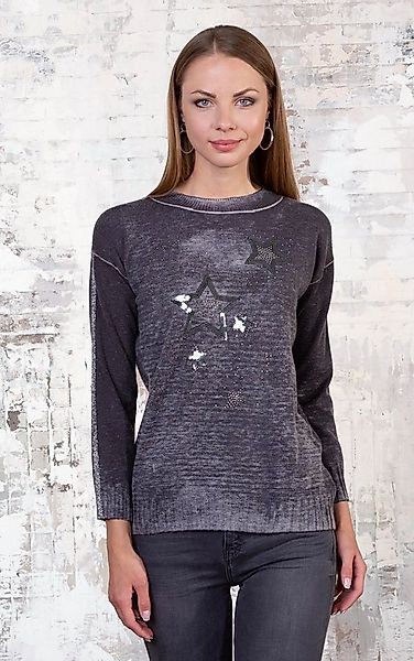 Passioni Strickpullover mit Pailletten günstig online kaufen