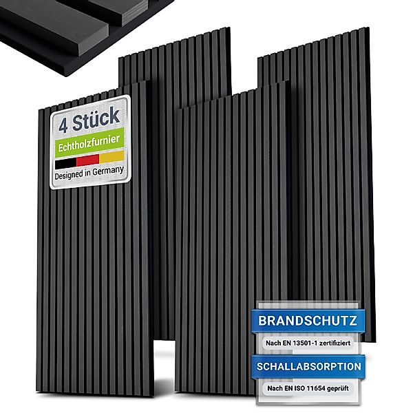 Juskys Wandpaneel, BxL: 60x120 cm, Schallabsorbierend, günstig online kaufen
