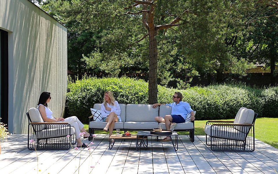 RIVA quadratischer Lounge Tisch aus Aluminium günstig online kaufen