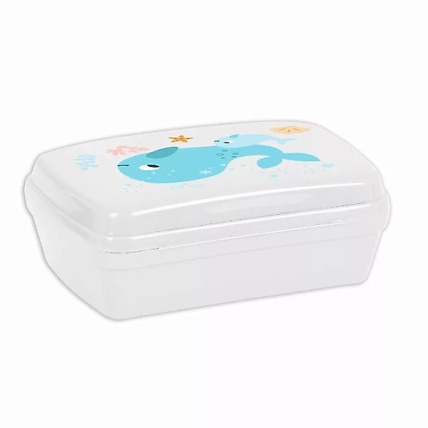 Brotdose Für Sandwiches Safta Ballenita Kunststoff Weiß Hellblau (17 X 6 X günstig online kaufen