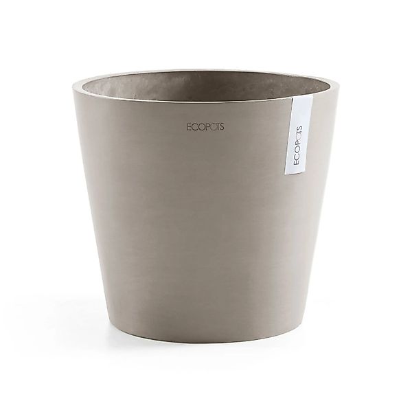 Ecopots Pflanztopf Amsterdam Braungrau 40 cm günstig online kaufen