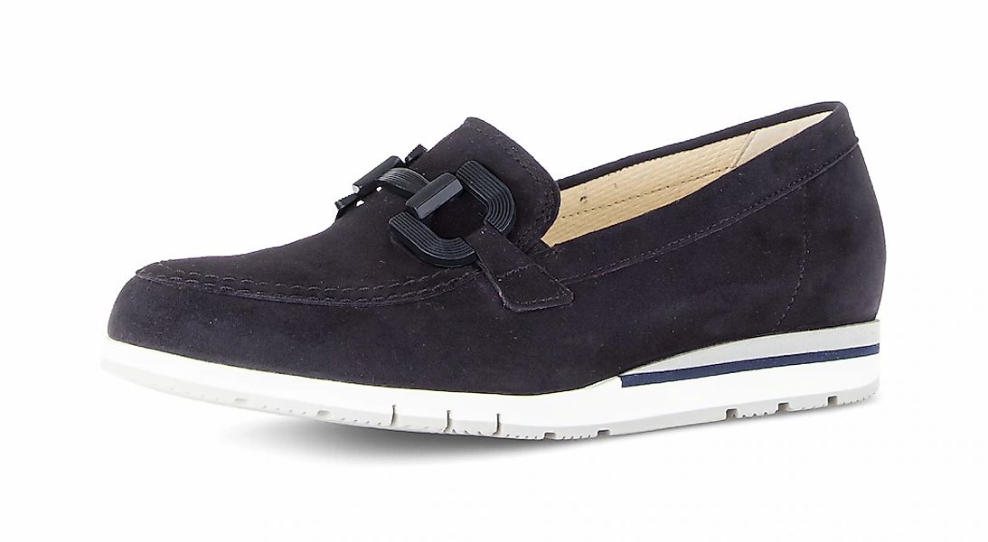 Gabor Slipper "FLORENZ", Keilabsatz, Schlupfschuh, Businessschuh mit Zierke günstig online kaufen