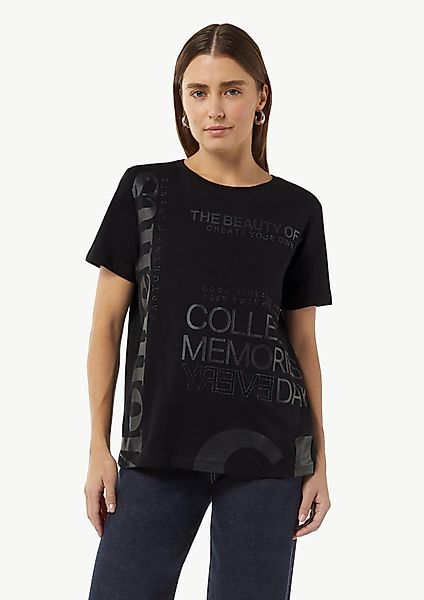 comma casual identity Kurzarmshirt Modisches T-Shirt günstig online kaufen