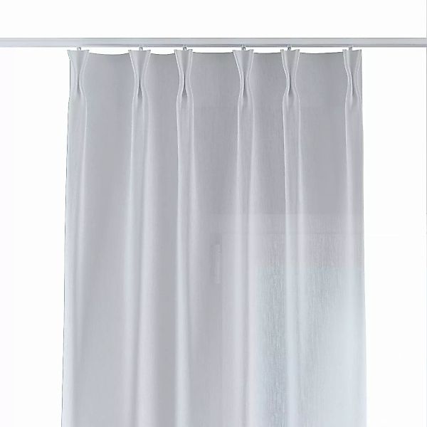 Vorhang mit flämischen 2-er Falten, weiß, Delicate Premium (144-57) günstig online kaufen
