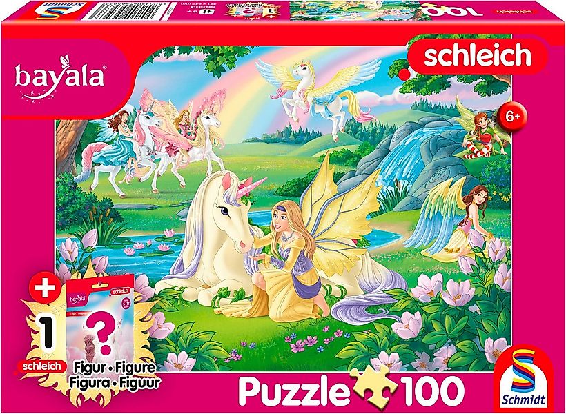 Schmidt Spiele Puzzle Bayala, Magische Einhörner, 100 Puzzleteile, inkl. Sc günstig online kaufen