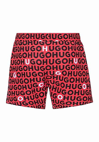 HUGO Badehose TORTUGA mit Allover-Logoschriftzug günstig online kaufen