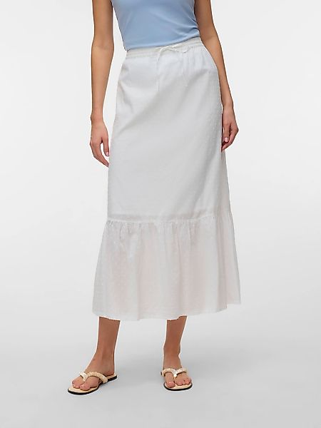 Vero Moda Maxirock "VMTRINE MW MAXI SKIRT WVN NOOS" Baumwolle günstig online kaufen