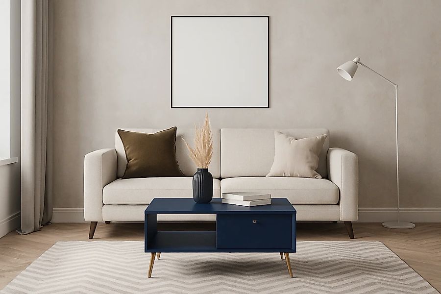 Home affaire Couchtisch "ROMILDA Kaffeetisch mit viel Stauraum, 87x66cm, mo günstig online kaufen