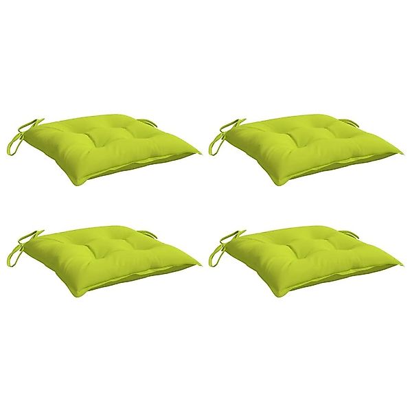 vidaXL Sitzauflage Palettenkissen 4 Stk. Hellgrün günstig online kaufen