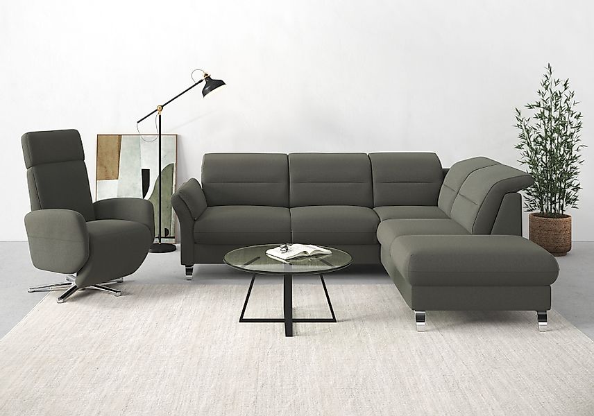 sit&more Ecksofa Grenoble L-Form mit Federkern, günstig online kaufen