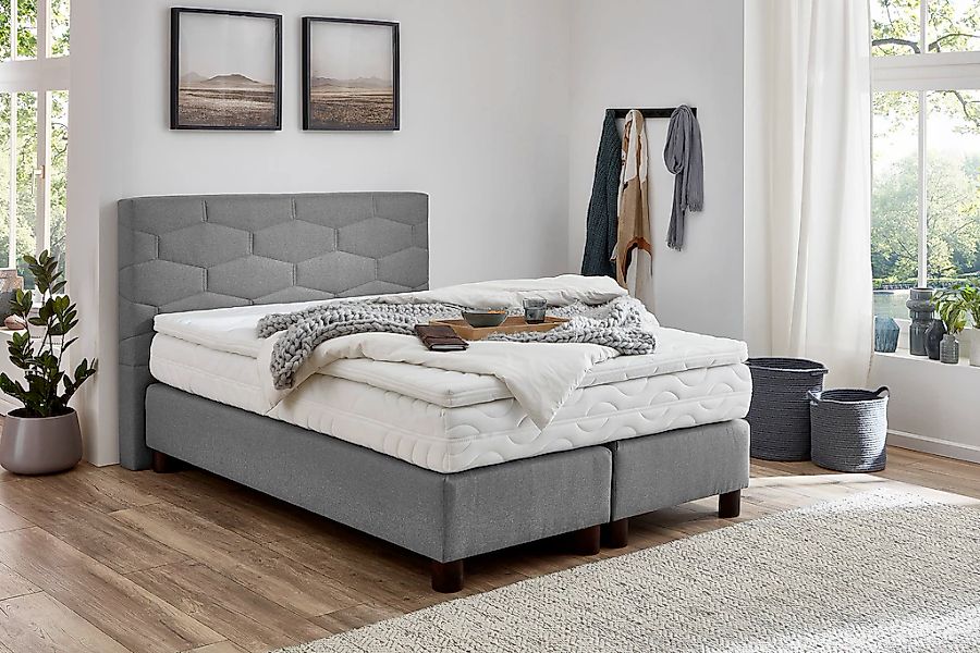 Westfalia Schlafkomfort Boxspringbett wahlweise mit Topper günstig online kaufen