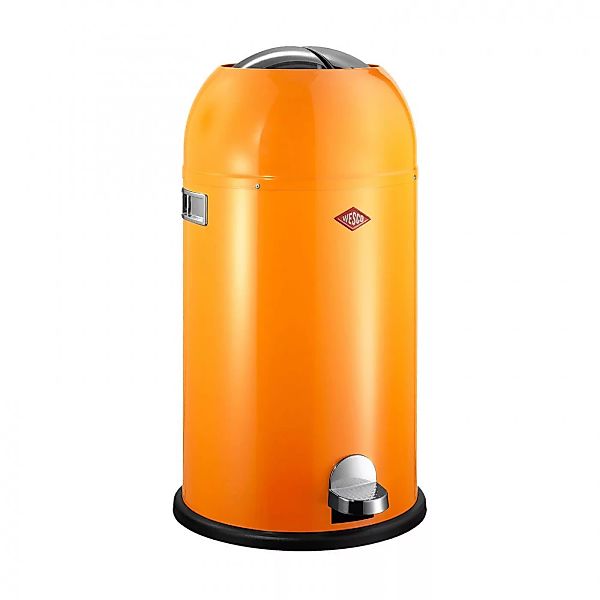 Wesco - Kickmaster Abfalleimer 33L - orange, edelstahl/pulverbeschichtet/H günstig online kaufen