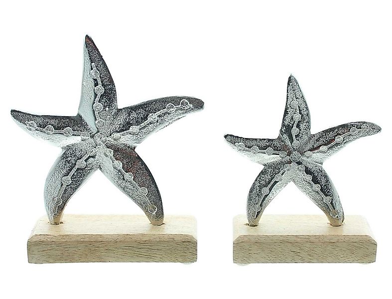 Dekoleidenschaft Dekofigur "Seestern" aus Aluminium, maritime Tischdeko, So günstig online kaufen