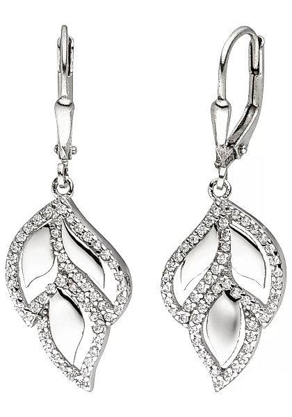 JOBO Paar Ohrhänger, 925 Silber mit 104 Zirkonia günstig online kaufen