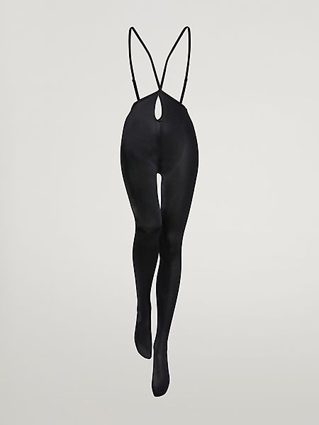 Wolford - Satin de Luxe Jumpsuit Tights, Frau, black, Größe: L günstig online kaufen