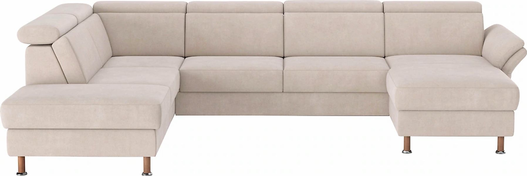 Home affaire Wohnlandschaft "Calypso U-Form" wahlweise mit motorischer Rela günstig online kaufen