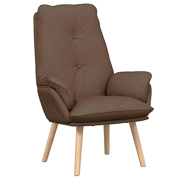 vidaXL Relaxsessel Braun 69 x 74 x 93 cm Stoff 42001854 günstig online kaufen