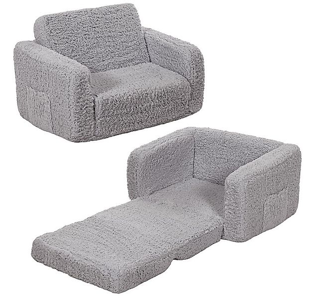 Insma Kindersofa Klappbar 2 in 1 Schlafsofa, Kindersessel Loungesessel mit günstig online kaufen