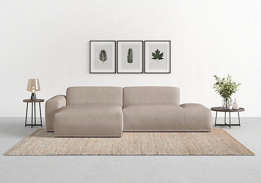 TRENDMANUFAKTUR Ecksofa Braga, aus 2 Teilen, moderner Cord-Stoff günstig online kaufen