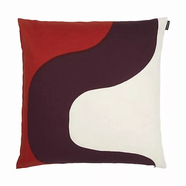 Kissenüberzug Seireeni textil rot / 50 x 50 cm - Marimekko - Rot günstig online kaufen