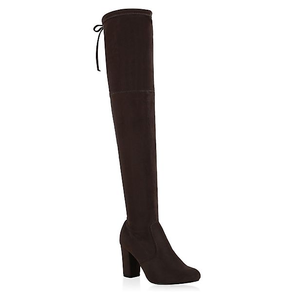VAN HILL 836068 Overkneestiefel mit schlichter günstig online kaufen