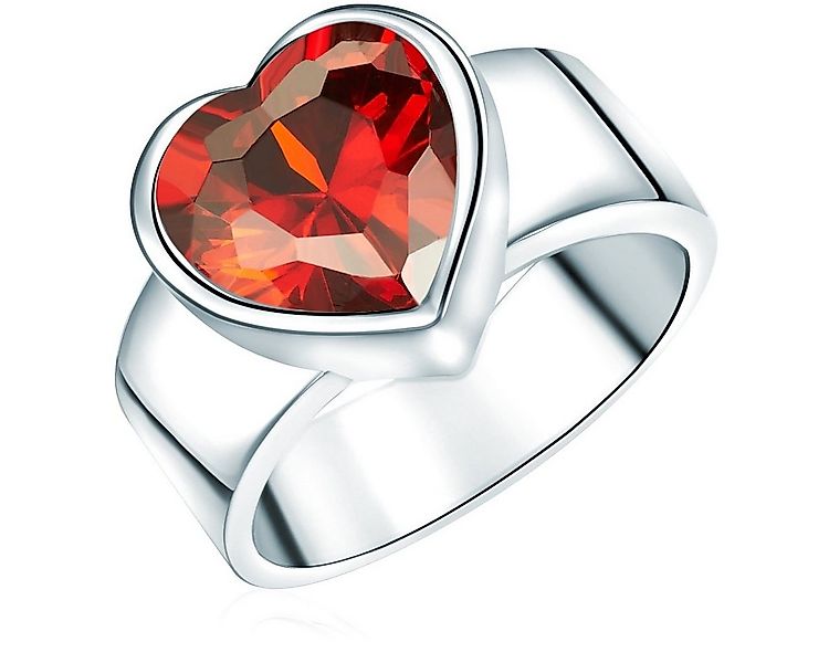 Rafaela Donata Silberring Herz silber, aus Sterling Silber günstig online kaufen