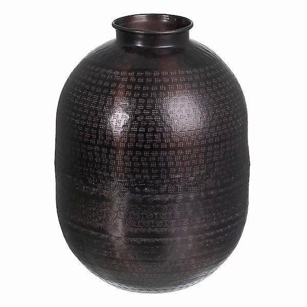 Vase 26,5 X 26,5 X 36 Cm Schwarz Aluminium günstig online kaufen